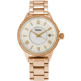 Horlogeband Fossil BQ1108 Roestvrij staal (RVS) Rosé 18mm