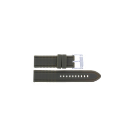 Horlogeband Fossil BQ1537 Silicoon Groen 22mm