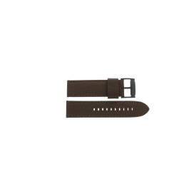 Horlogeband Fossil BQ1728 Leder Bruin 24mm