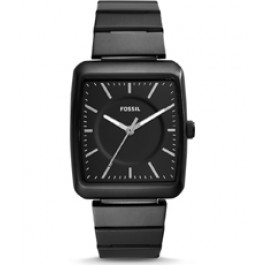 Horlogeband Fossil BQ2354 Roestvrij staal (RVS) Zwart 20mm