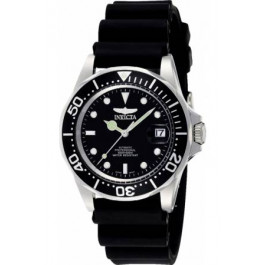 Horlogeband Invicta 9110.01 Kunststof/Plastic Zwart 20mm