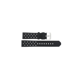 Horlogeband Tag Heuer CAZ1010 / FT8024 / BT0724 Rubber Zwart 21.5mm