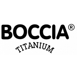 Boccia horlogeband 0567-04 (BO0567-04-40ZW) Leder Zwart + standaard stiksel