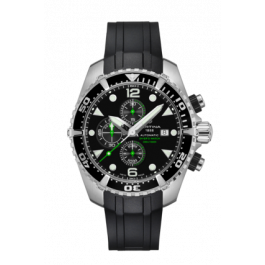 Horlogeband Certina C032427 A / C603020739 Rubber Zwart 21mm