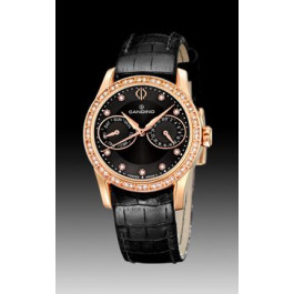 Horlogeband Candino C4448-3 Leder Zwart 17mm