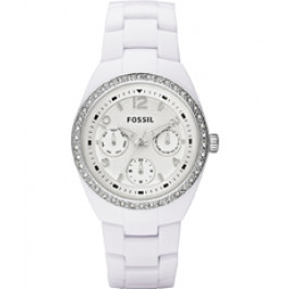 Horlogeband Fossil CE1042 Keramiek Wit 20mm