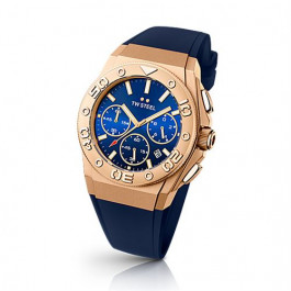Horlogeband TW Steel CEB5010 Silicoon Blauw 22mm