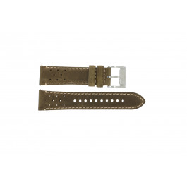 Horlogeband Fossil CH2951 Leder Bruin 22mm