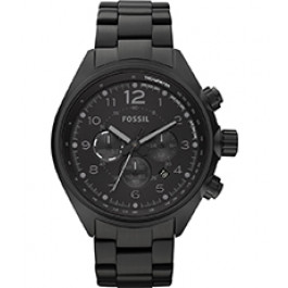 Horlogeband Fossil CH2803 Roestvrij staal (RVS) Zwart 22mm