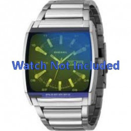 Diesel horlogeband DZ1251 Staal Zilver 34mm