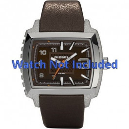 Diesel horlogeband DZ1364 Leder Donkerbruin 25mm