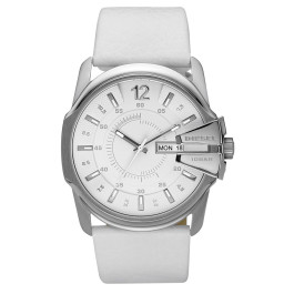 Horlogeband Diesel DZ1405 Leder Wit 28mm