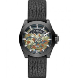 Horlogeband Diesel DZ1700 Leder Zwart 20mm