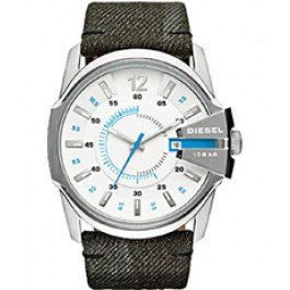 Horlogeband Diesel DZ1725 Leder Grijs 27mm