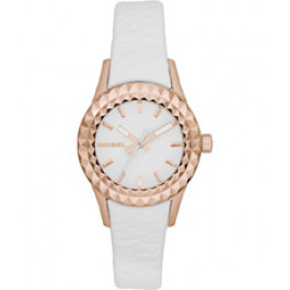 Horlogeband Diesel DZ5312 Leder Wit 13mm