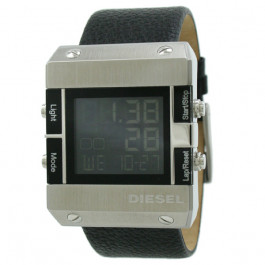 Diesel horlogeband DZ7119 Leder Zwart 28mm