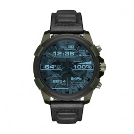 Horlogeband Diesel DZT2003 Leder Zwart 24mm
