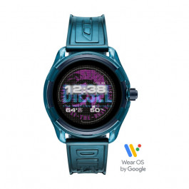 Horlogeband Smartwatch Diesel DZT2020 Kunststof/Plastic Blauw 22mm