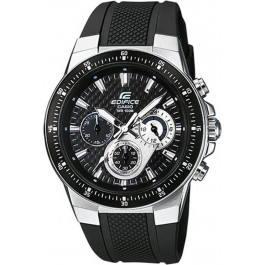 Horlogeband Casio EF-552PB-1A4V Rubber Zwart 20mm