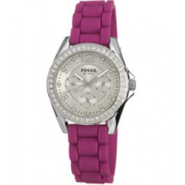 Horlogeband Fossil ES2720 Silicoon Roze 18mm