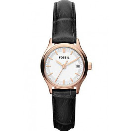 Horlogeband Fossil ES3169 Leder Zwart 12mm