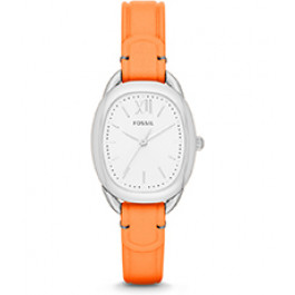 Horlogeband Fossil ES3555 Leder Oranje 10mm