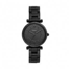 Horlogeband Fossil ES4488 Staal Zwart 16mm