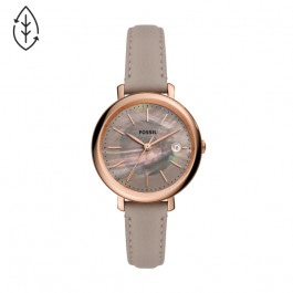 Horlogeband Fossil ES5091 Leder Roze 14mm