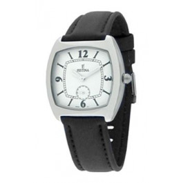 Horlogeband Festina F16041-1 Leder Zwart 22mm