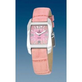 Horlogeband Festina F16137-7 Leder Roze 16mm