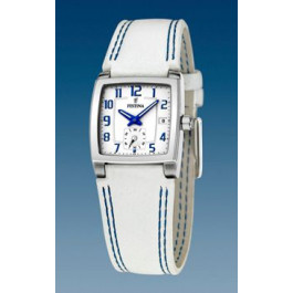 Horlogeband Festina F16181-D Leder Wit 17mm