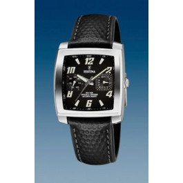 Horlogeband Festina F16182-B Leder Zwart 22mm