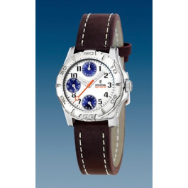 Horlogeband Festina F16244-7 Leder Donkerbruin 18mm