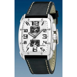 Horlogeband Festina F16259/1 Leder Zwart 26mm