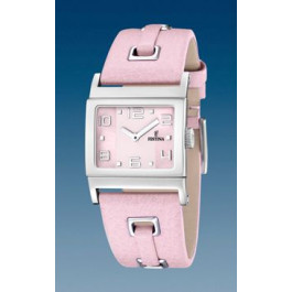 Horlogeband Festina F16475-7 Leder Roze 24mm