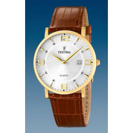 Horlogeband Festina F16478/3 Leder Bruin 21mm