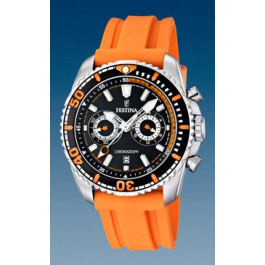 Horlogeband Festina F16574-2 Rubber Oranje 24mm