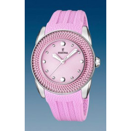Horlogeband Festina F16591-3 Silicoon Roze 24mm