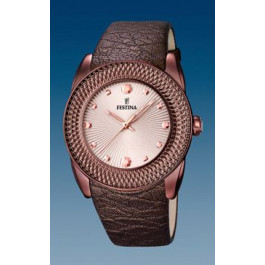 Horlogeband Festina F16591-C Leder Bruin 24mm