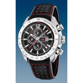 Horlogeband Festina F20440-4 Leder Zwart 25mm
