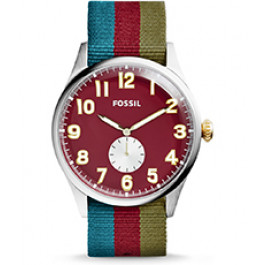 Horlogeband Fossil FS4955 Onderliggend Textiel Multicolor 22mm