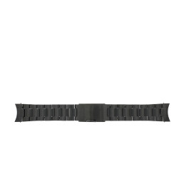 Horlogeband Fossil FS5349 / 74xxxx Roestvrij staal (RVS) Antracietgrijs 22mm