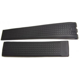 Horlogeband Tag Heuer CAY1110 / CAY1110/0 / BT6061 Rubber Zwart 20mm