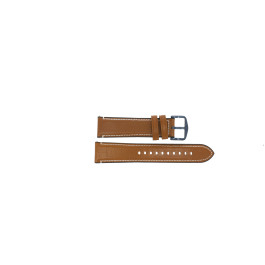 Horlogeband Fossil FTW4016 Leder Bruin 22mm