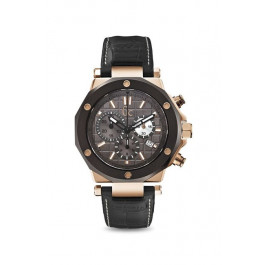 Horlogeband Guess GCX72024G5S Leder Zwart