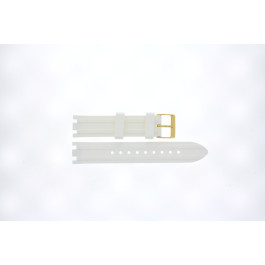 Horlogeband Guess GW0407L2 / Heiress Rubber Wit 19mm