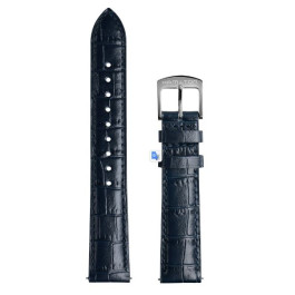 Horlogeband Hamilton H690134103 Leder Blauw 18mm