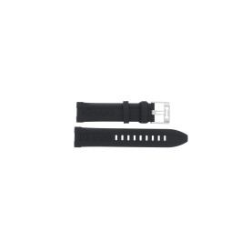 Horlogeband Hamilton H82515330 / H691825100 Rubber Zwart 22mm