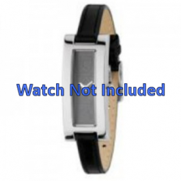 Horlogeband DKNY NY3156 Leder Zwart 9mm