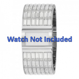 DKNY horlogeband NY-3768 Staal Zilver 20mm 
